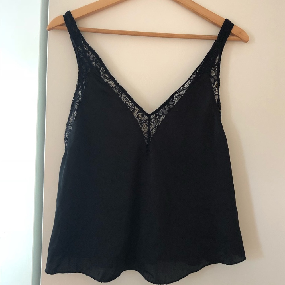 Black free people lingerie tank NWT